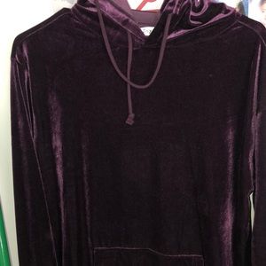 velvet hoodie